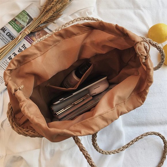 ALPA PACO STRAW SHOULDER BAG - Picture 9 of 9